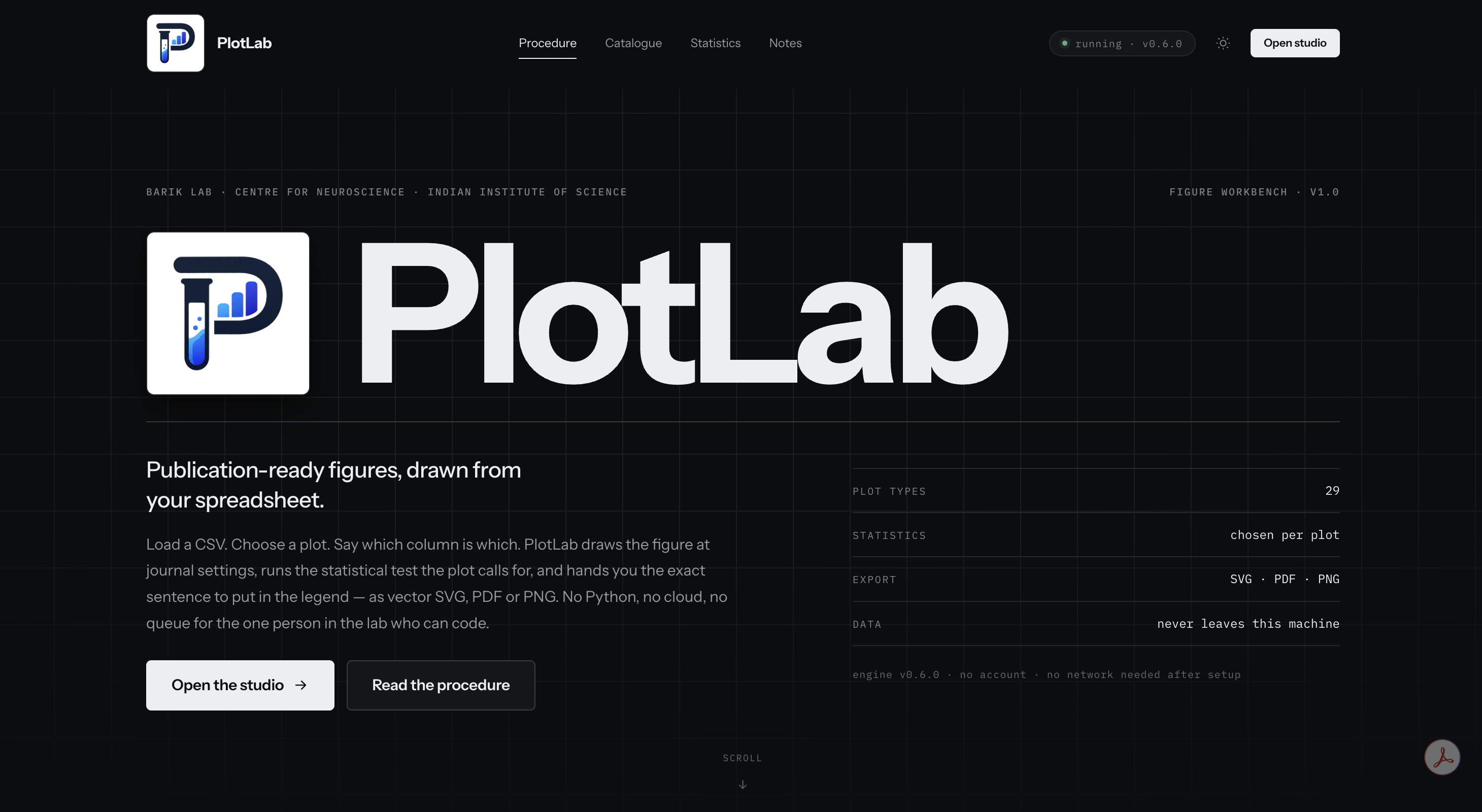PlotLab — project screenshot